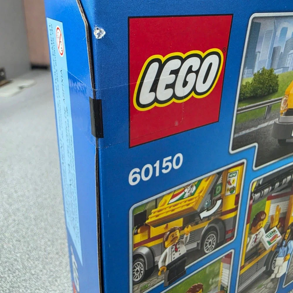 LEGO City Pizza Van 60150 Kids Yellow New Building Toy Set
